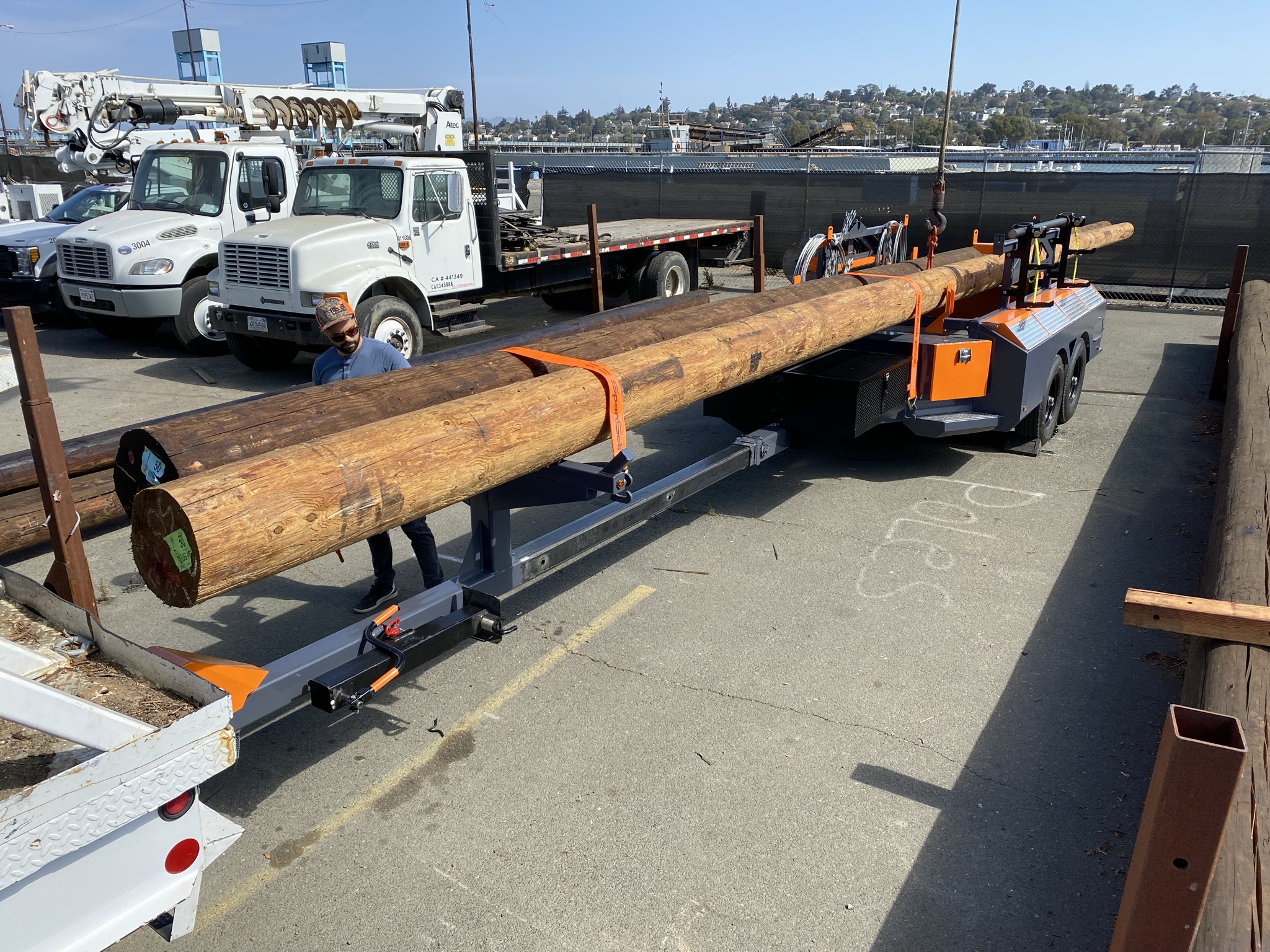 Power Pole Trailer Overview