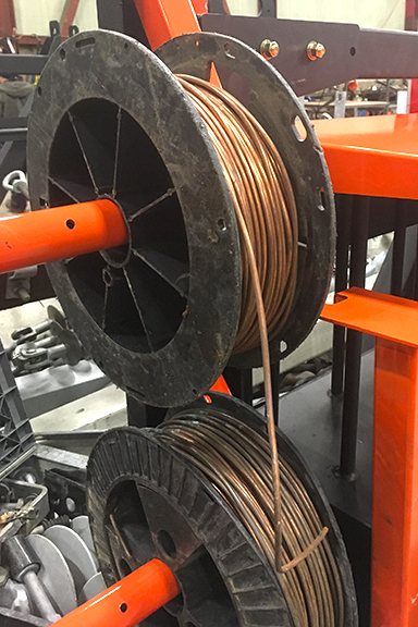 Wire Reel Rack